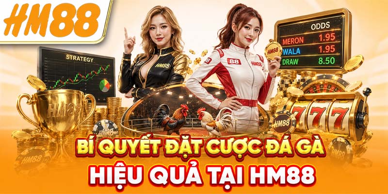 Bí quyết đặt cược đá gà hiệu quả tại HM88